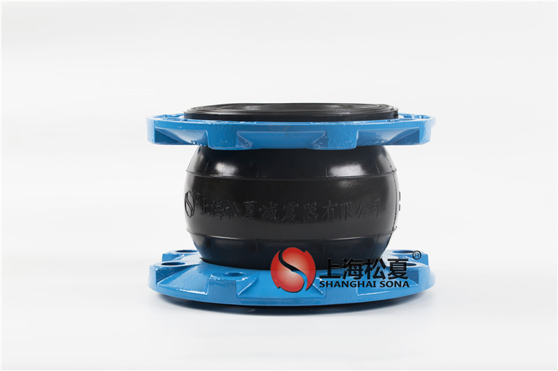 流循环泵管道安装DN100单球橡胶软接头